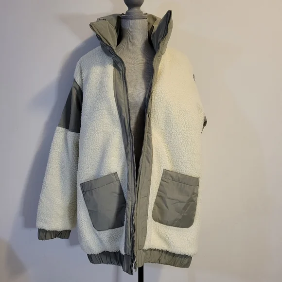 Threadbare mixed sherpa jacket - Picture 6 of 6